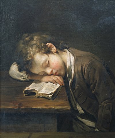 Il ragazzo pigro da Jean Baptiste Greuze