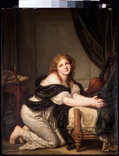 La preghiera del mattino da Jean Baptiste Greuze