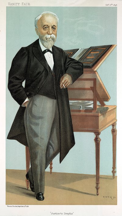 Giustizia per Dreyfus, 1898 da Jean Baptiste Guth