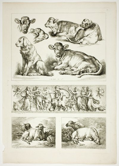 Tavola 20 di 38 da Oeuvres de J. B. Huet da Jean Baptiste Huet
