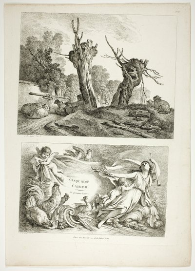 Tavola 25 di 38 da Oeuvres de J. B. Huet da Jean Baptiste Huet
