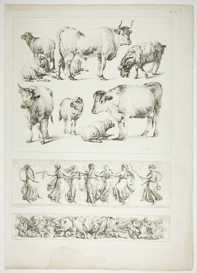 Tavola 26 di 38 da Oeuvres de J. B. Huet da Jean Baptiste Huet