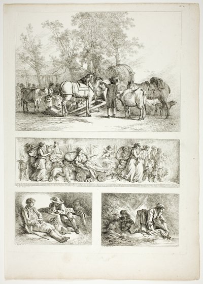 Tavola 27 di 38 da Oeuvres de J. B. Huet da Jean Baptiste Huet
