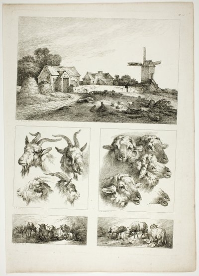 Lastra 28 di 38 da Oeuvres de J. B. Huet da Jean Baptiste Huet