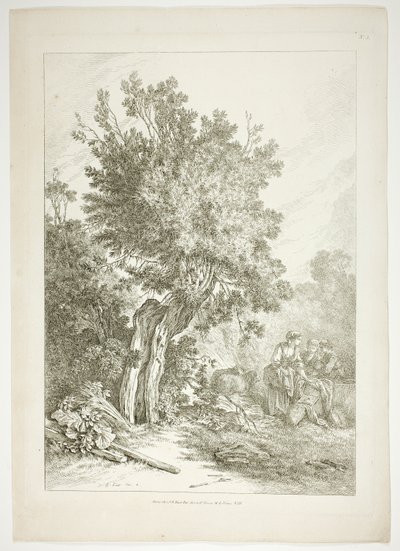 Tavola cinque di 38 da Oeuvres de J. B. Huet da Jean Baptiste Huet