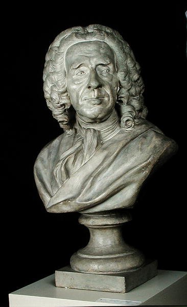 Busto di Bernard Le Bouvier de Fontenelle (1657-1757) da Jean Baptiste II Lemoyne