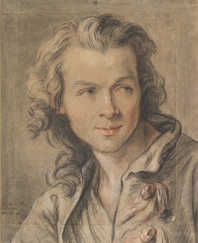 Ritratto di Étienne Maurice Falconet, 1741 da Jean Baptiste II Lemoyne