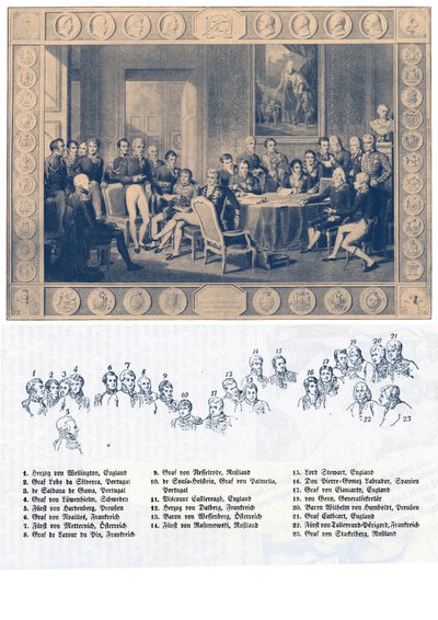 Congresso di Vienna -1814 da Jean Baptiste Isabey
