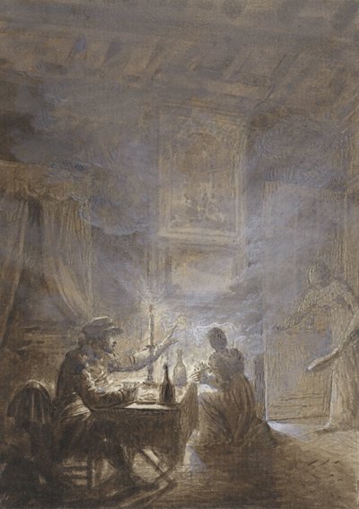 Il camino fumante da Jean Baptiste Isabey