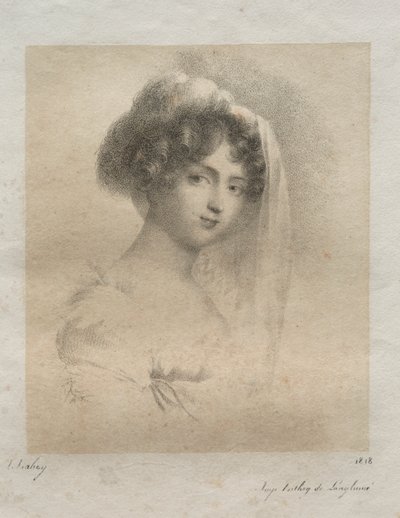 Mme. Horace Vernet, 1818 da Jean Baptiste Isabey
