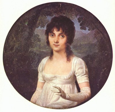 Ritratto di Christine Boyer da Jean Baptiste Isabey
