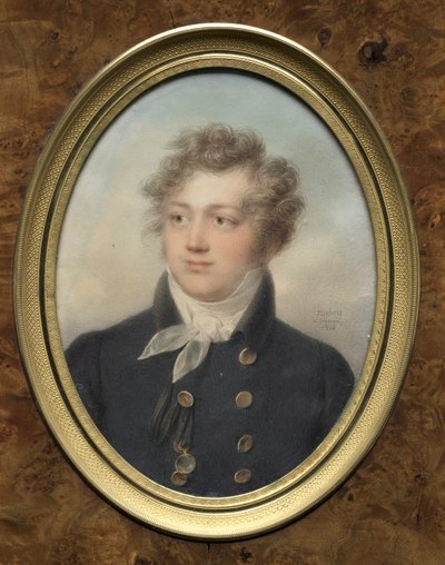Ritratto di un uomo, possibilmente Alessandro I, Imperatore di Russia, 1814 da Jean Baptiste Isabey