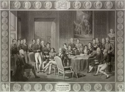 Il Congresso di Vienna da Jean Baptiste Isabey