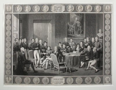 Il Congresso di Vienna, 1815 da Jean Baptiste Isabey