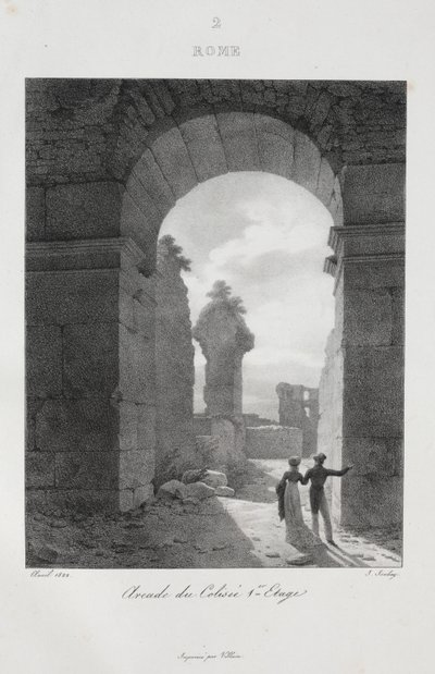 Viaggio in Italia nel 1822 da Jean Baptiste Isabey