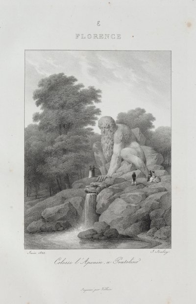 Viaggio in Italia nel 1822, 1833 da Jean Baptiste Isabey