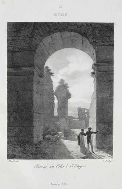 Viaggio in Italia nel 1822, 1833 da Jean Baptiste Isabey