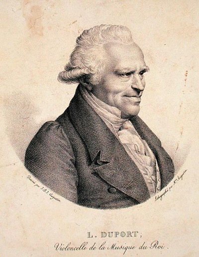 Jean-Louis Duport inciso da Madame Augustin da Jean Baptiste Jacques (after) Augustin
