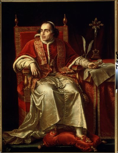 Ritratto di papa Pio VII da Jean Baptiste Joseph Wicar