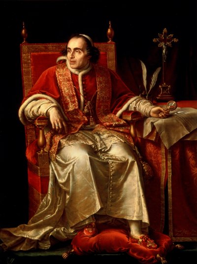 Ritratto di Papa Pio VII, 1817 da Jean Baptiste Joseph Wicar