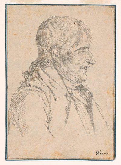 Ritratto di un uomo da Jean Baptiste Joseph Wicar