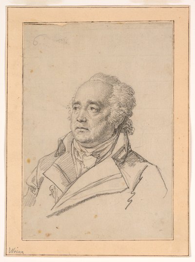 Ritratto di un Uomo, Giuseppe Valadier da Jean Baptiste Joseph Wicar