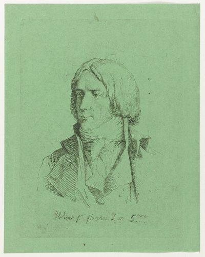 Ritratto di un giovane sconosciuto da Jean Baptiste Joseph Wicar