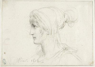 Profilo di una donna da Jean Baptiste Joseph Wicar