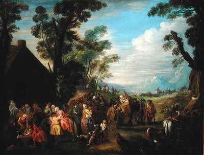 Partenza per la guerra da Jean Baptiste Joseph attr. to Pater
