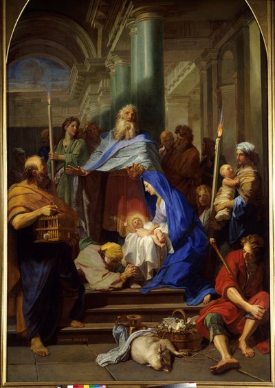 Presentazione al Tempio - Dipinto di Jean Jouvenet da Jean Baptiste Jouvenet