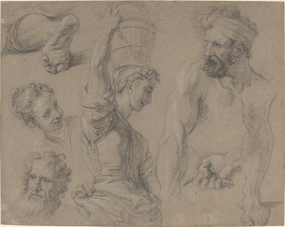 Studio per la pesca miracolosa (?) da Jean Baptiste Jouvenet