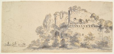 Paesaggio italiano con rovine da Jean Baptiste Lallemand