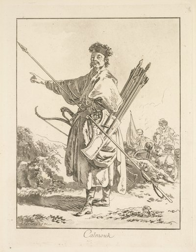 Calmouk da Jean Baptiste Le Prince