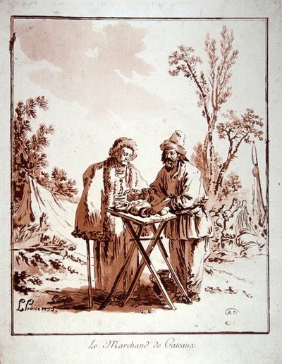 Il venditore di dolci da Jean Baptiste Le Prince