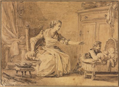 Sollecitudine materna, 1777 da Jean Baptiste Le Prince