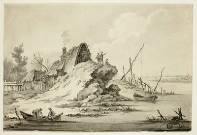Scena rustica sul mare da Jean Baptiste Le Prince