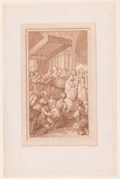 Processione con ostensorio da Jean Baptiste Lucien