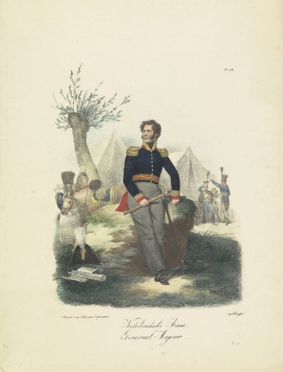 Generale maggiore, 1820-1825 da Jean Baptiste Madou