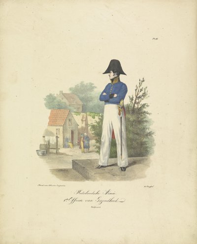Ufficiale di salute, 1820-1825 da Jean Baptiste Madou