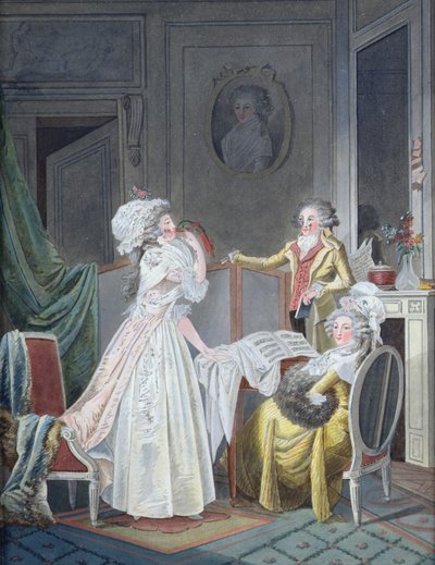 Bacio al pappagallino da Jean Baptiste Mallet