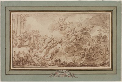 Borea rapisce Oreithyia, c. 1755-1760 da Jean Baptiste Marie Pierre