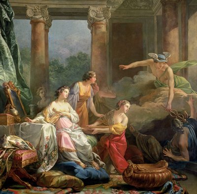 Mercurio, Herse e Aglauro, 1763 da Jean Baptiste Marie Pierre