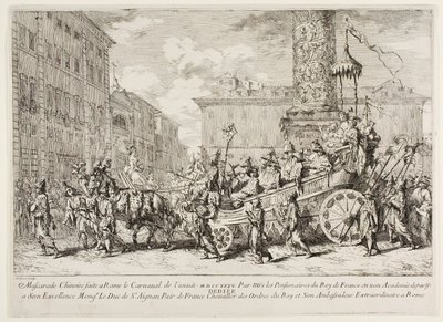 La mascherata cinese da Jean Baptiste Marie Pierre