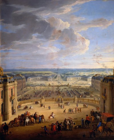 La Grande Scuderia Reale del Castello di Versailles da Jean Baptiste Martin