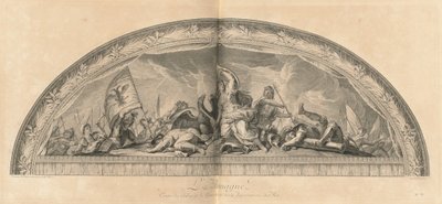 La Germania, Centro del Salone della Guerra accanto alle Camere del Re [pl. 37] da Jean Baptiste Masse