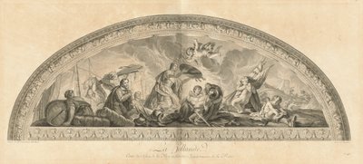 La Hollande Cintre du Salon de la Paix en face des Appartmens de la Reine [pl. 48] da Jean Baptiste Masse