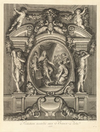 Protezione Accordata alle Belle Arti 1663 [pl. 24] da Jean Baptiste Masse