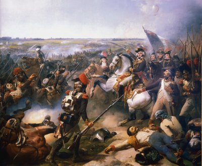 Battaglia di Fleurus, 16 giugno 1794 XIX secolo da Jean Baptiste Mauzaisse
