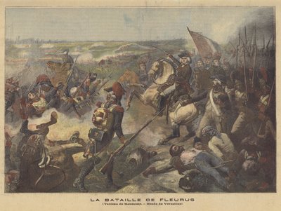 La battaglia di Fleurus da Jean Baptiste Mauzaisse