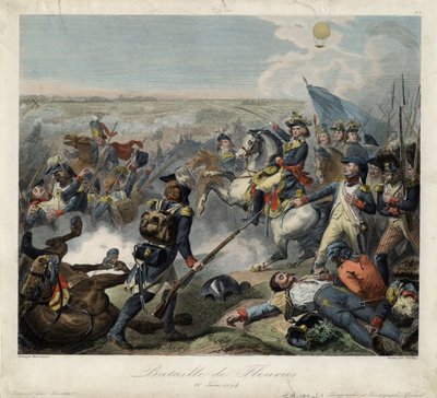 La Battaglia di Fleurus del 26 giugno 1794, 1795 da Jean Baptiste Mauzaisse